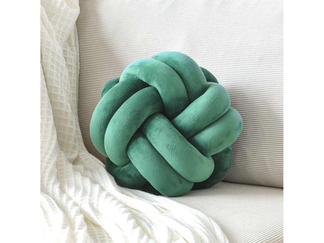 Almofada De Dormir Ehstmind Bola Nó Decorativas Redondas Pelúcia Macias Decorativa Multicor (30x30x20)