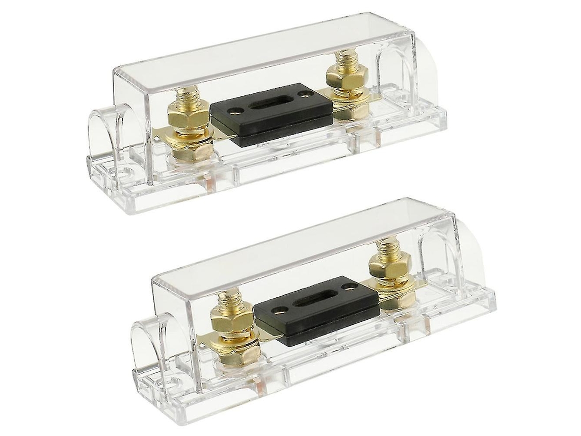 St. 100a Caixa Transparente Fusível Anl H E 2 Partes De Fusível Anl 100a 32v Adequado Para O Slowmoose