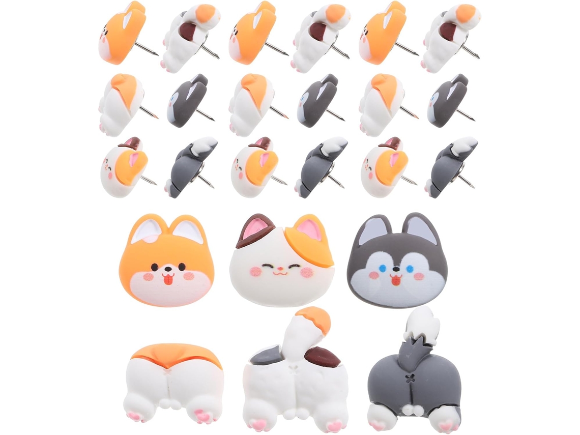 Yarnow 30 polegadas de Cortiça, Adoráveis Desenhos de Animais, Resistentes e Estaveis, Feitas de Resina y Aço Desligado