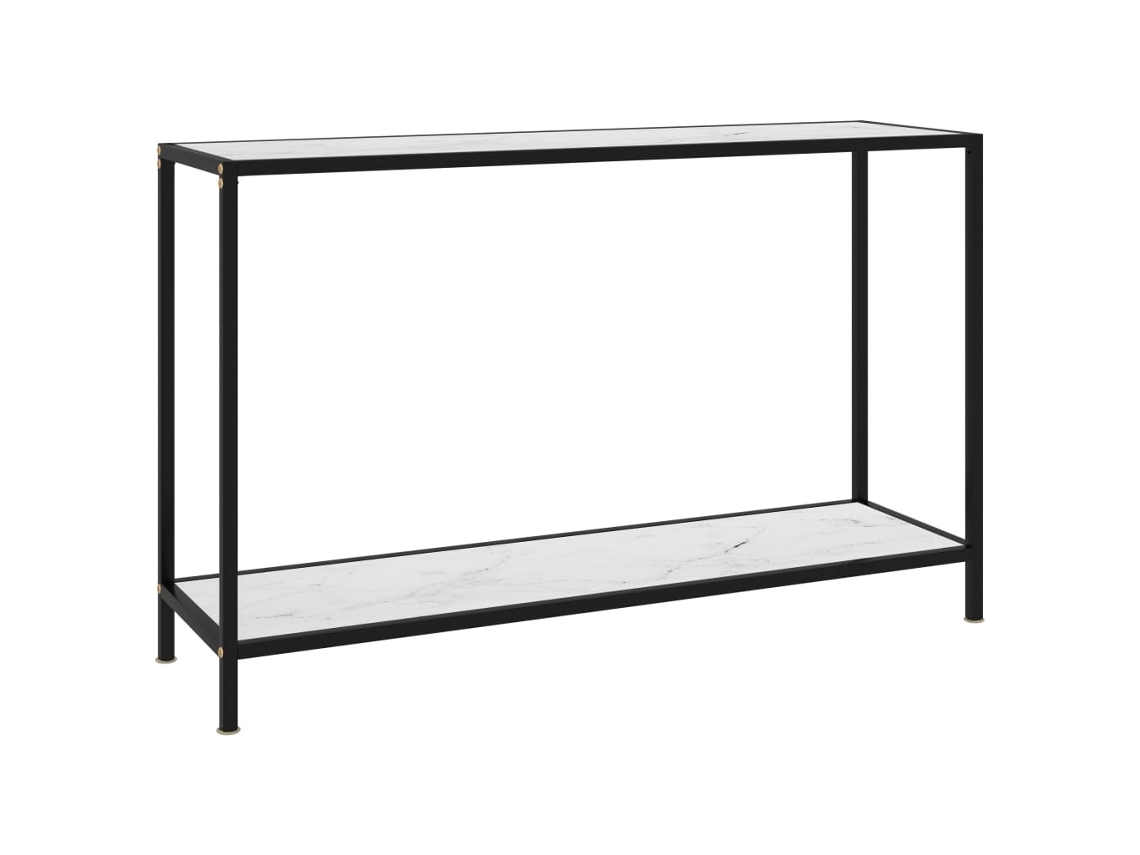 Console Table, Console Tables Vidaxl Branco Vidro (120 X 35 X 75 Cm)