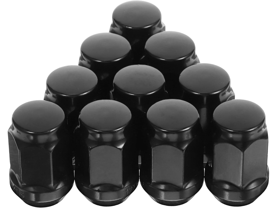 Conjunto De 10 Capas De Borracha Pretas Para Porcas De Roda, Resistentes À Corrosão.