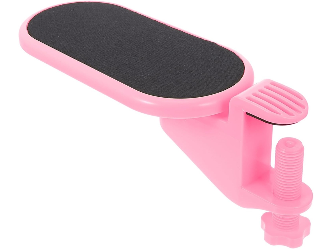 Apoio de Pulso Giratório Rosa em Eva para Teclado e Mouse, Suporte Ergonômico SFUSHOS
