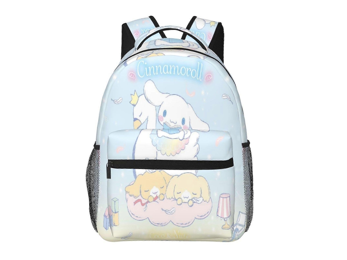 Mochila De Estudante Cinnamoroll D313, Leve E Durável, À Prova Dágua E Com Alça De Ombro Ajustável. Olysi Shop