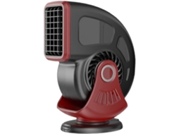 Aquecedor Portátil Para Carro E Desembaçador De Para-brisa 12v Preto E Vermelho, Para Uso Doméstico E Automotivo.