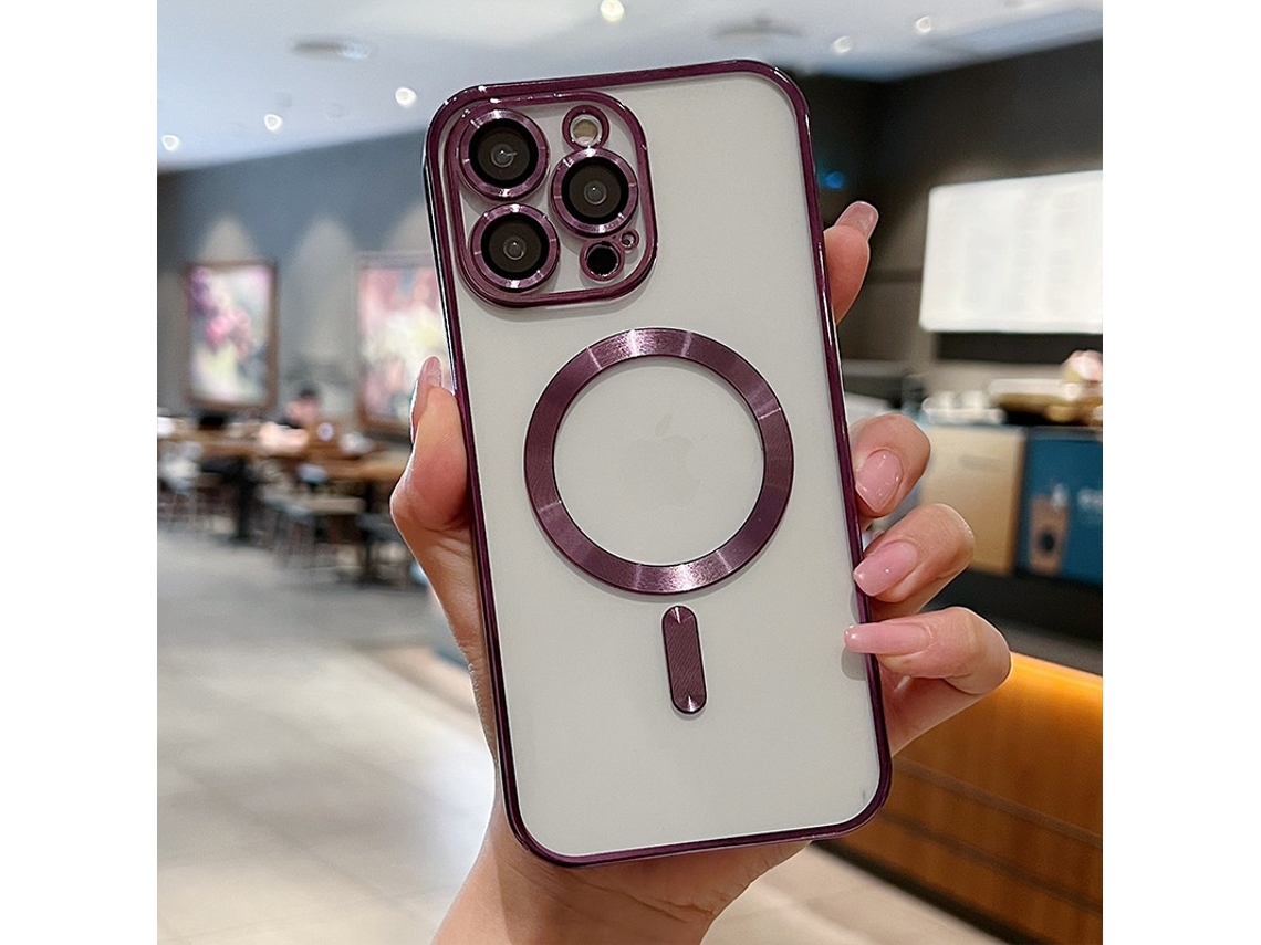 Capa Para Iphone 17 Pro Max Com Revestimento Eletroplástico Magnético E Revestimento Macio.