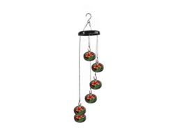 Sinos De Vento Lurelia, 7 Ganchos, Para Varanda, De Ferro, De Vidro, 13 Cm, 8 Cm, 9 Cm