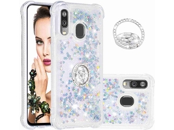 Capa Samsung Galaxy A40 HONGWE. Prateado