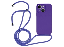 Capa De Cordão Transversal Líquida Para Iphone 14