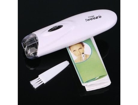 Depiladora Elétrica - AA - Barbeador Automático - Depilação Facial - Escova de Limpeza - Branca AA KIN