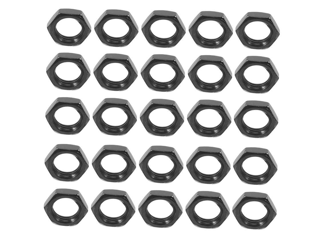 Luxshiny Conjunto De 50 Porcas Sextavadas Ferro Com Travamento Para