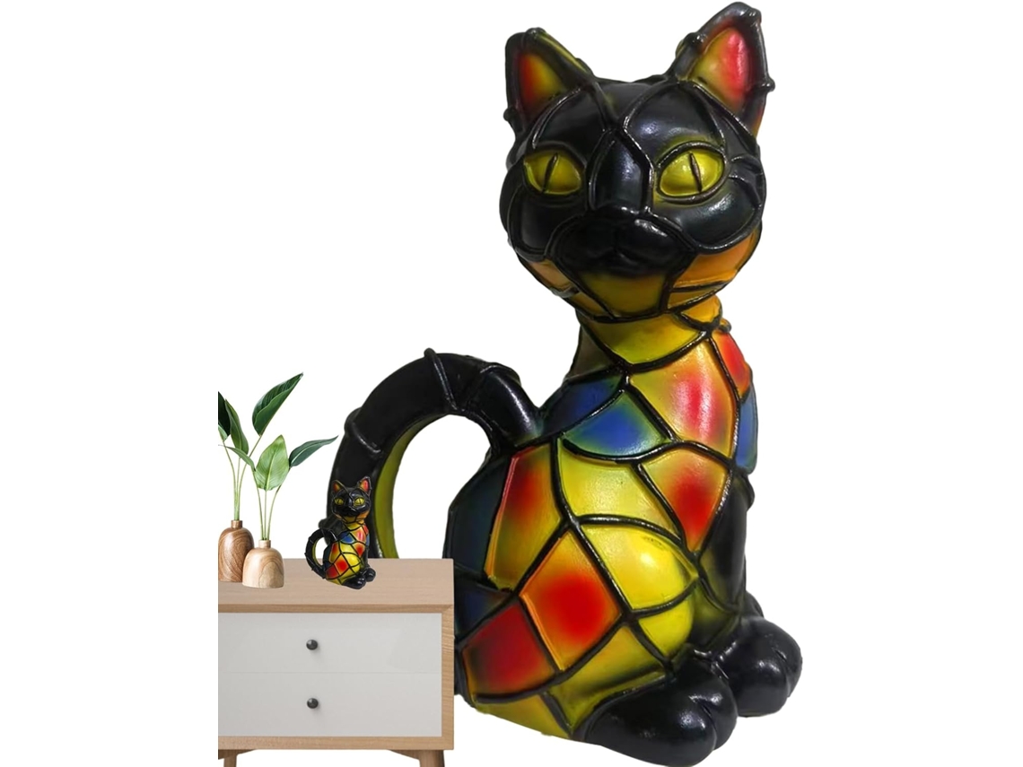 Mesa de centro em formato de animal, luminária de mesa decorativa