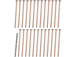 25 Pregos De Cobre De 10,2 Cm Para Matar Raízes De Tocos