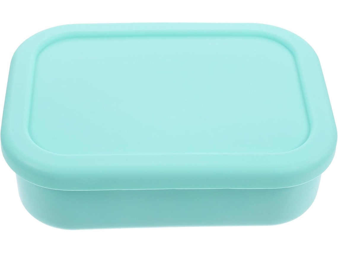 Lancheira Bento De Silicone Com Compartimentos 700ml, Portátil