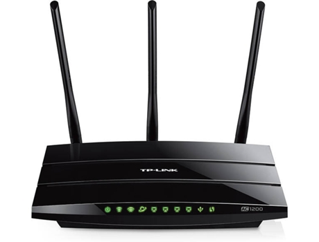 TP-LINK Archer C1200 router sem fios Gigabit Ethernet Dual-band (2,4 GHz - 5 GHz) Preto