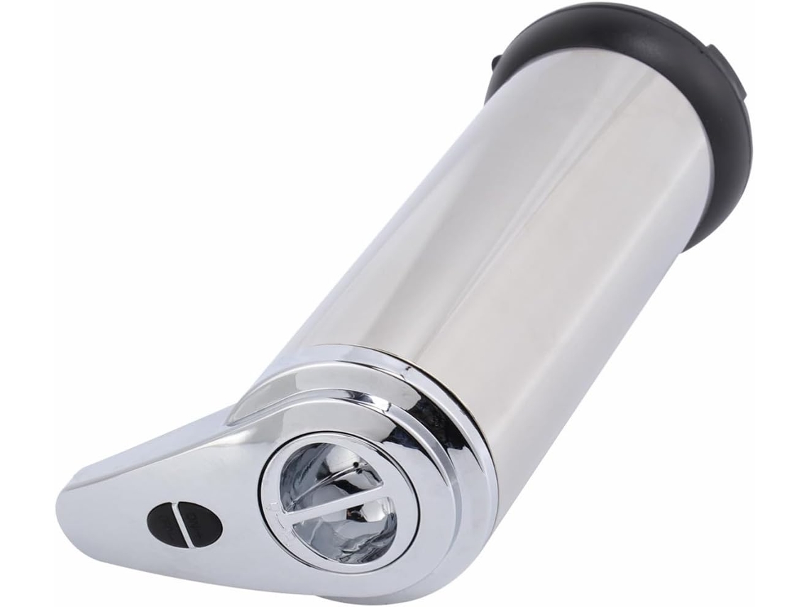Dispensador Automático de Sabonete em Aço Inoxidável, Prateado, com Sensor Movimento Infravermelho e CHABERLU