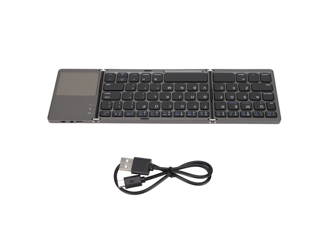 Teclado Bluetooth (triplo Com Toque E Touchpad)