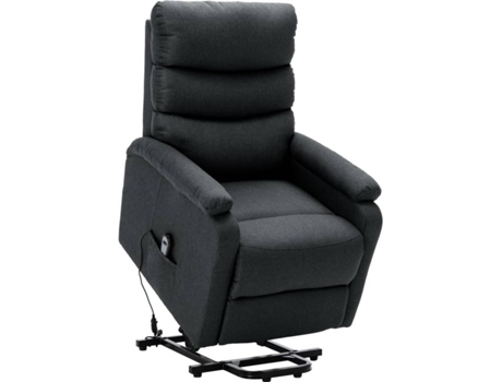 Poltrona VIDAXL Elevatória 321237 Tecido Cinzento