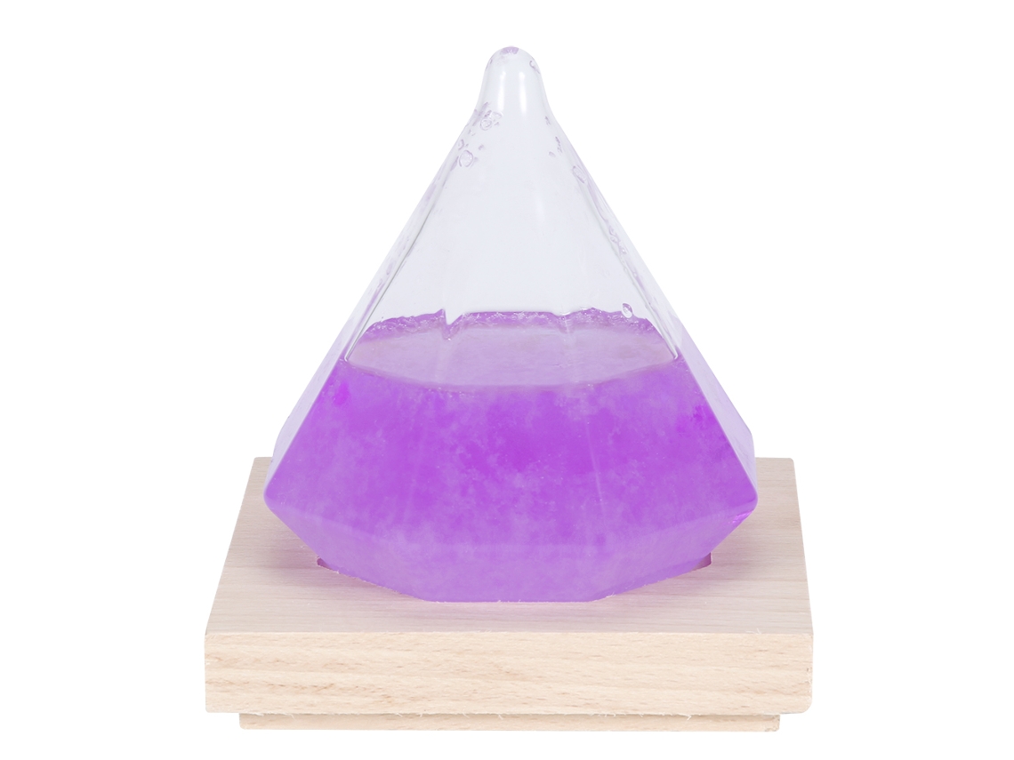 Laxiscreed Vaso Decorativo Em Forma De Diamante Para Casa E Presente De Aniversário, Cor Roxo