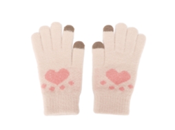 Luvas LAXISCREED Peludas Resistentes Ao Frio Touchscreen