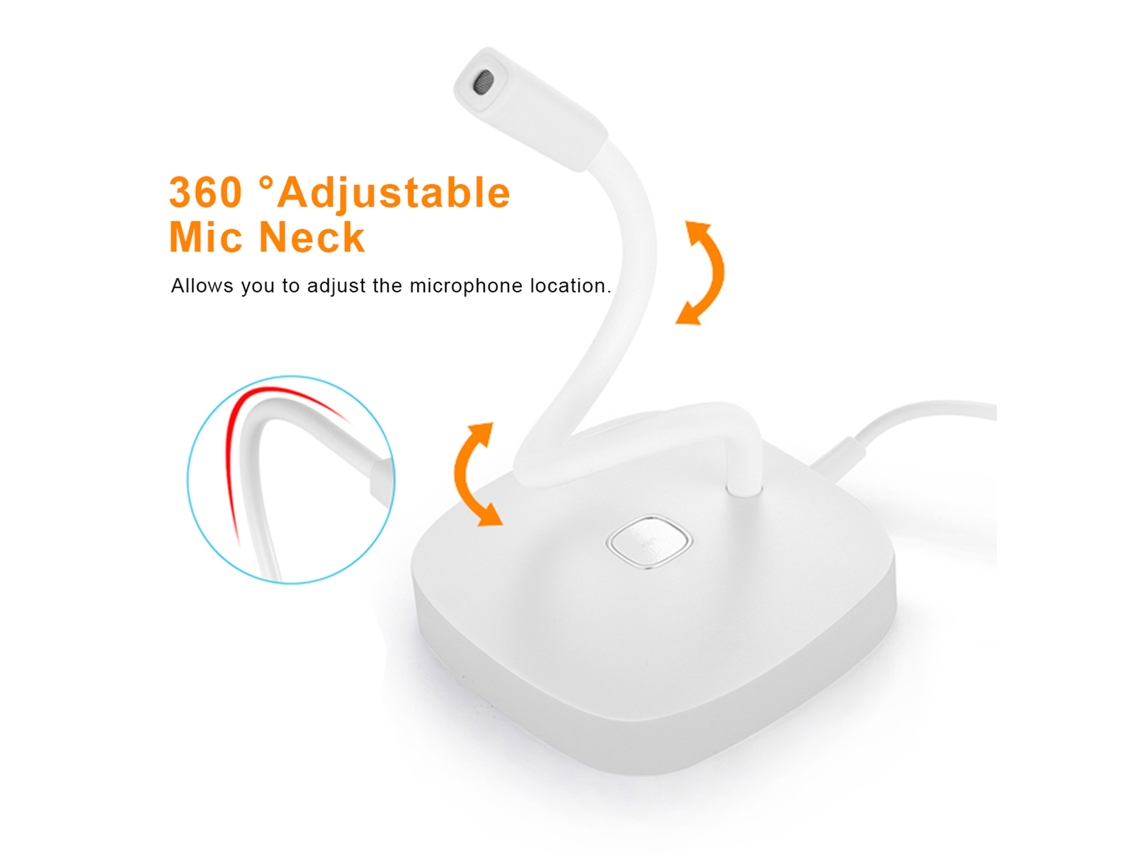 Microfone Usb para Computador com Microfone e Botão Mudo | S/MARCA