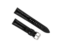 Pulseira De Relógio De Couro Sintético Ajustável Universal Dtcy De 18 Mm Para Homens E Mulheres, Preta Olysi Shop