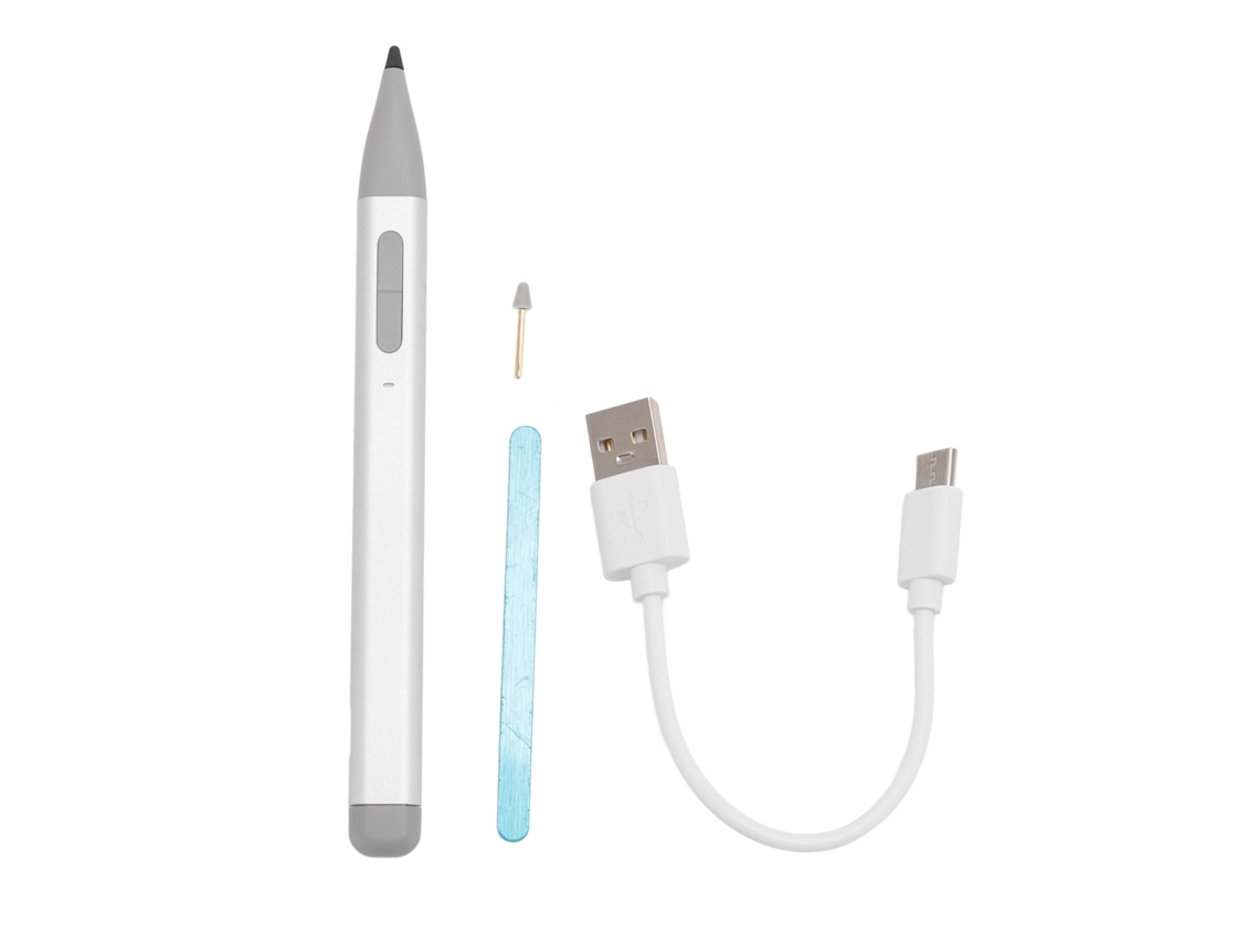 Lápiz Táctil Magnético Recargable para Surface Pro X y similares Plata S/MARCA