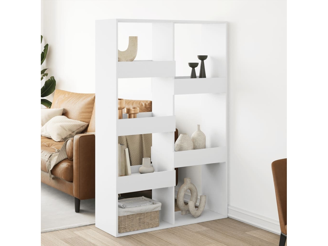 Vidaxl Divisória 100x33x155,5 Cm Derivados De Madeira Branco