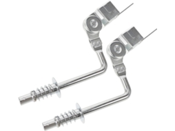Lurrose Conjunto De 2 Dobradiças Ajustáveis Para Almofadas Sofá, Cadeiras E Camas, Acessório De Metal Ferro Para Carga