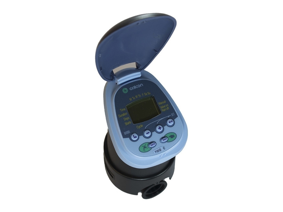 Electroválvula riego GALCON con Programador 7001-IP68 Programador de Riego Galcon 7001 IP-68 a Pilas Válvula hidráulica 1”– Totalmente Sumergible –