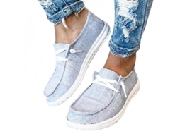 Sapatos de Mulher MARCA com flats e sola ortopédica 38 cinza