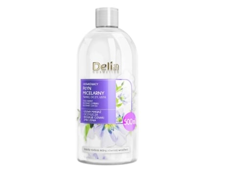 Hydrating Micellar Water Cleanser, 500ml Gentle Facial Cleanser For All Skin Types Delia