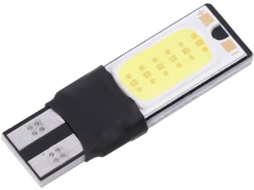 Pacote Com 10 Lâmpadas Led Cob Ultrafinas De Ângulo Amplo Para Iluminação Automotiva (w5w)