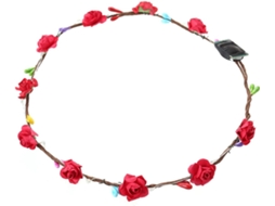 Tiara De Flores De Led Com 8 Peças Para Festas, Casamentos, Aniversários E Outros Eventos.