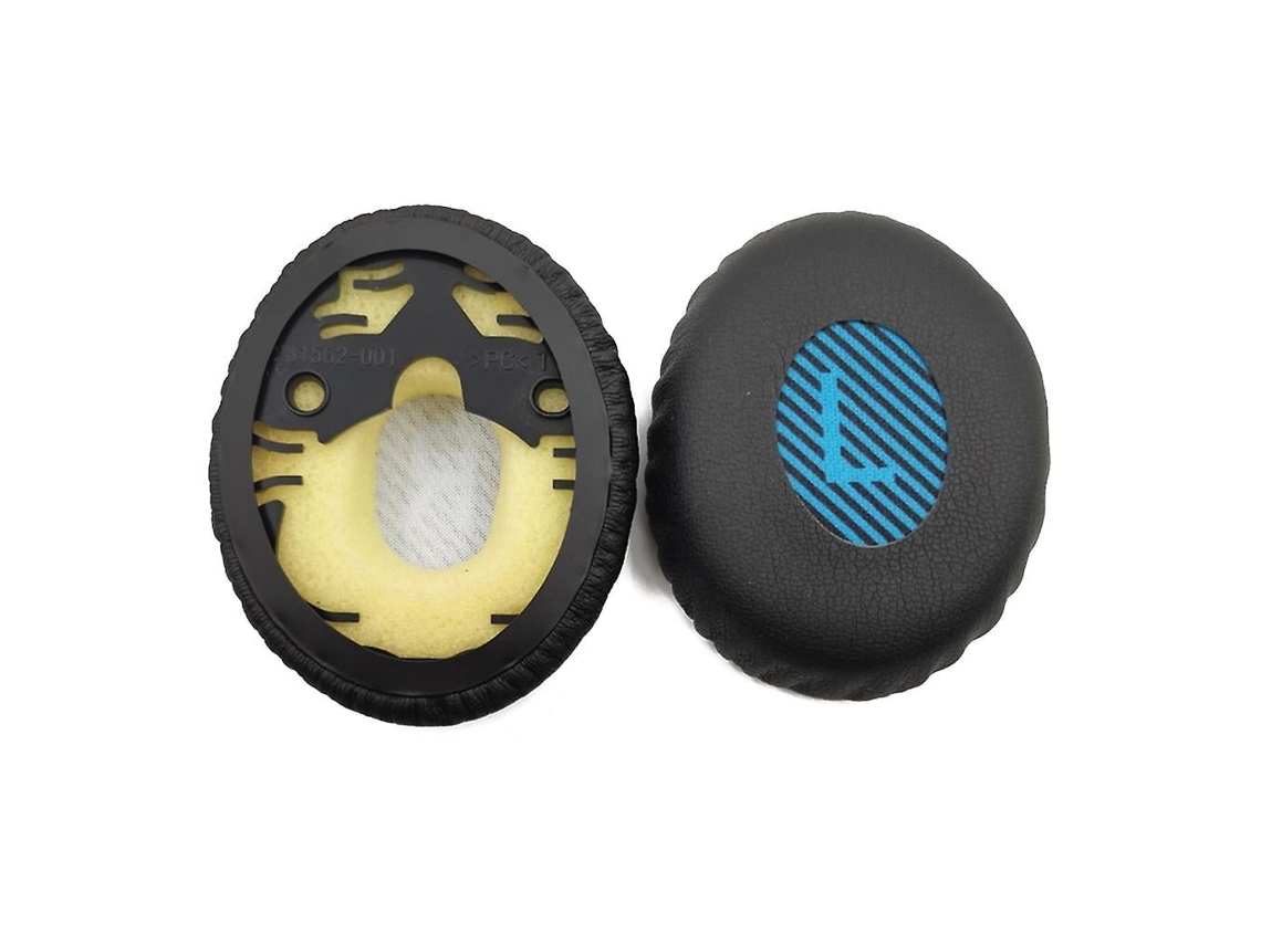 Lurelia Almofadas Auriculares Em Couro Proteico Em Malha Respirável Compatíveis Com Bose Oe Oe1 Qc3 Preto - 1 Par