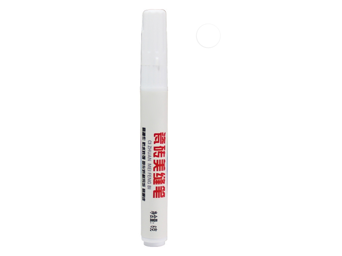 Laxiscreed Caneta Para Rejunte De Azulejos Branca, Impermeável E Antimofo Para Reparos Domésticos