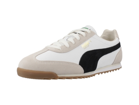 Sapatos Retro de Mulher PUMA YELLOW Arizona Tecido Branco (37)