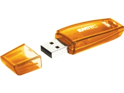 Pen Usb Emtec C410 (128 Gb - Usb 2.0 - Laranja)