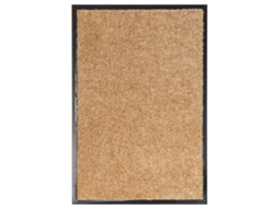 Vidaxl Tapete De Porta Lavável 40x60 Cm Creme