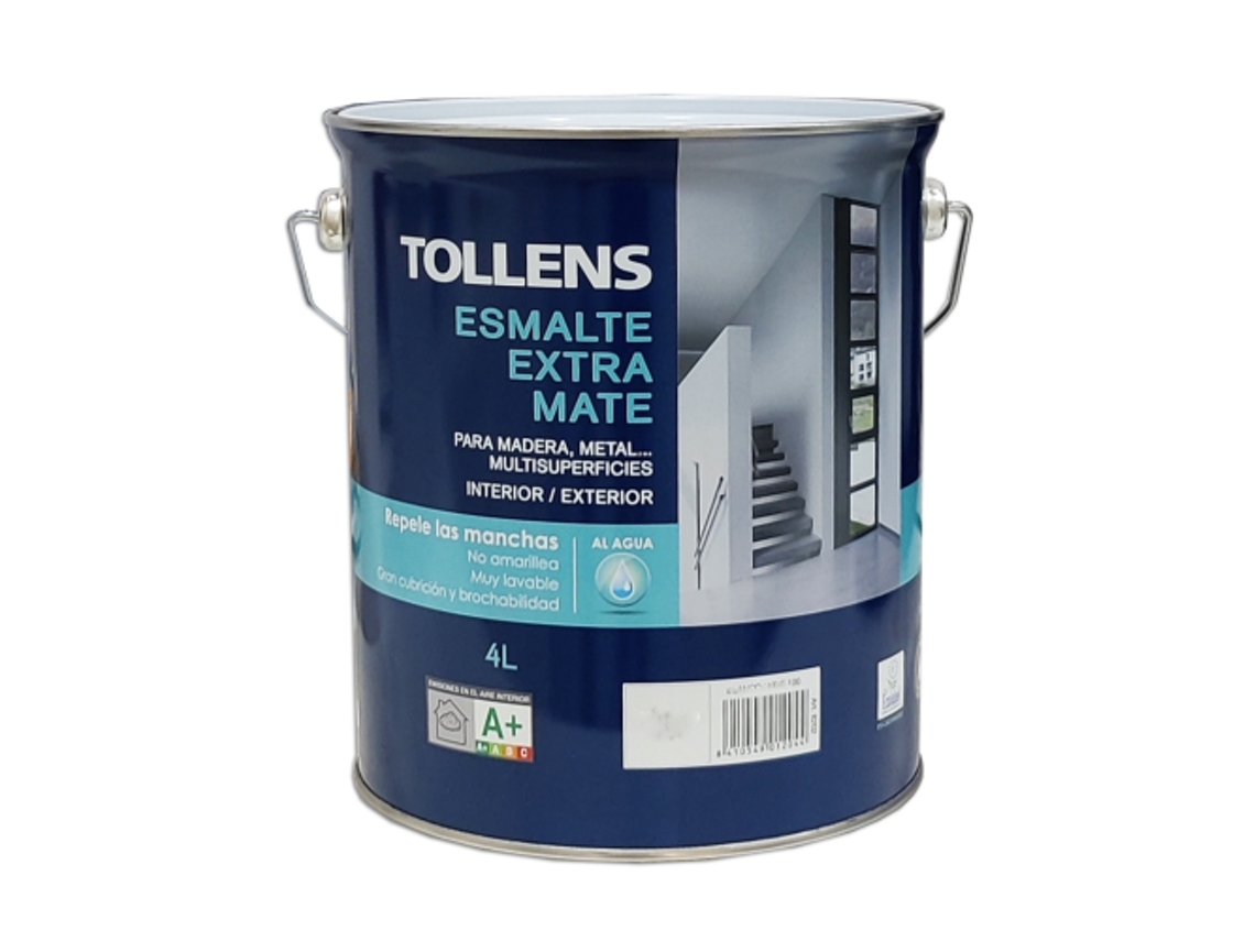 Esmalte aquoso Extra Mate 4 Lt (Branco 100)