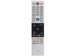 Comando À Distância Para Tv Compatível Com Toshiba Ct-8528, Sem Configuração, Botões Netflix Youtube