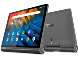 Tablet LENOVO Yoga Smart Tab (Outlet Grade A - 10.1'' - 64 GB - 4 GB RAM - Wi-Fi - Cinzento - Google Assistant) — Sem acessórios incluídos