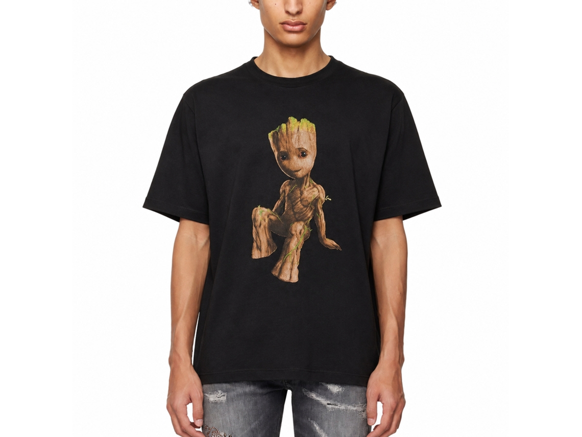 Rockinstone Guardians Of The Galaxy Vol.2 Groot Perch T-shirt Classic Unisex Adults Size:s