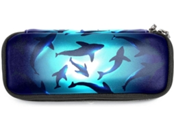 Organizador de maquiagem e lápis de grande capacidade em formato de golfe subaquático, ideal para a escola. Perfeito para guardar maquiagem e lápis na escola. Também é ótimo para usar como organizador de maquiagem e maquiagem.
