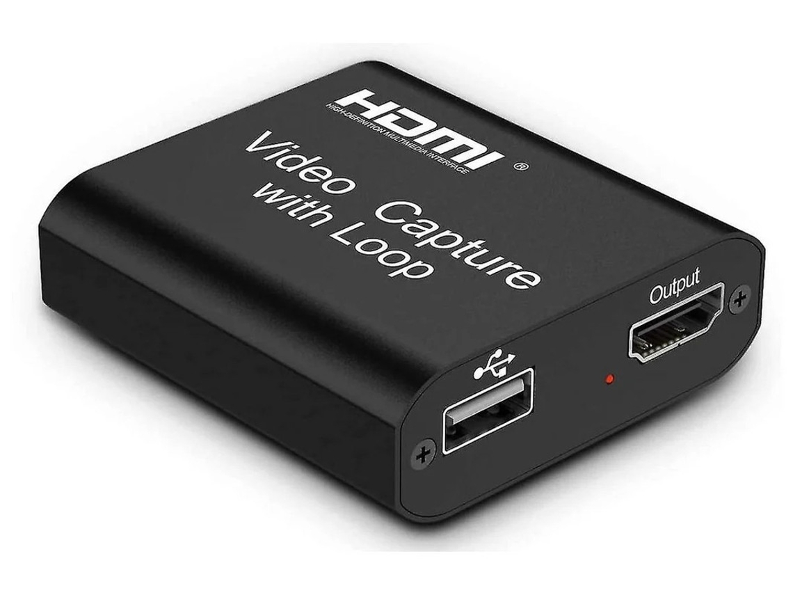Placa de Captura de Vídeo 4K Hdmi Dispositivo de Captura de Vídeo com Loop Conversor de Gravador de Vídeo de Streaming Full Hd 1080P Suporte YIZHOOD