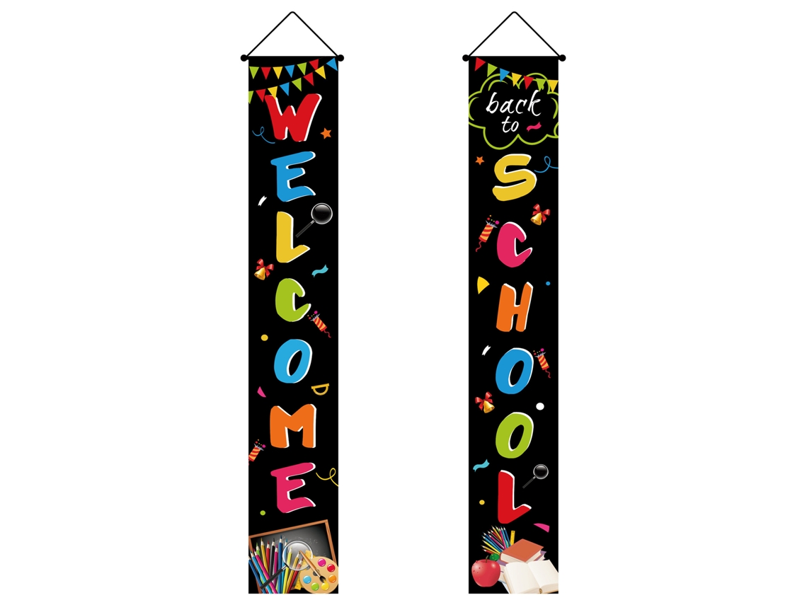 Cortina de Porta para Decoração de Volta às Aulas Banner Atmosférico para Cerimónia de Abertura LAXISCREED
