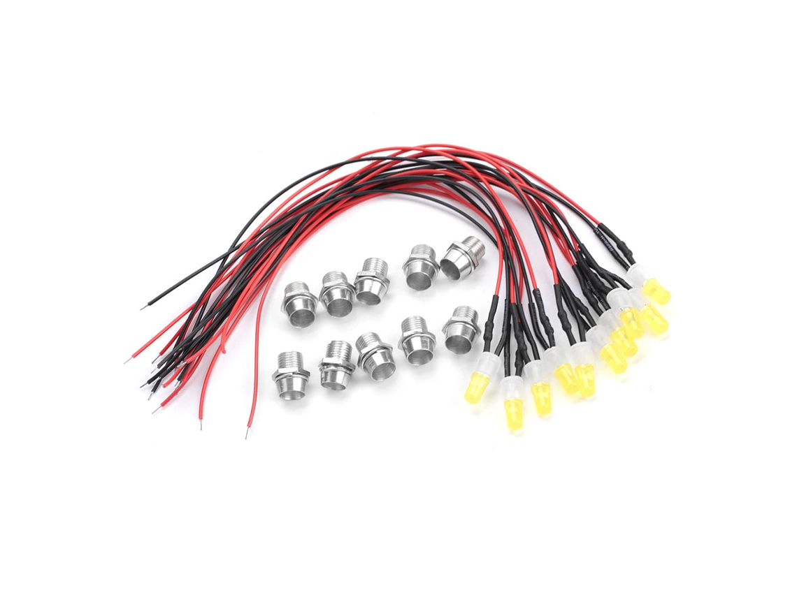 Laxiscreed Luz Led 12v Pré-conectada Com Brilho Intenso E Indicador Always-on