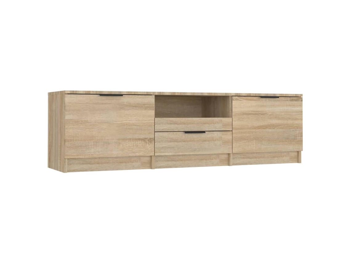 Tv Cabinet, Tv Cabinets Vidaxl Marrom Madeira Processada (n/a)