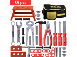 Conjunto De Ferramentas Infantil, 39 Pcs Brinquedos Educativos Para Montar, Ideal Para Presente De Natal Ou Aniversário Para Crianças Cuich