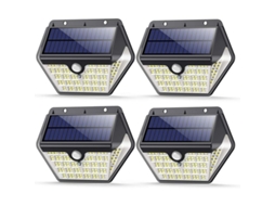 Nova Line lâmpada Solar Externa 150 Led 4 Pacotes 2000mah 1200lm Luz de Parede Sem Fio