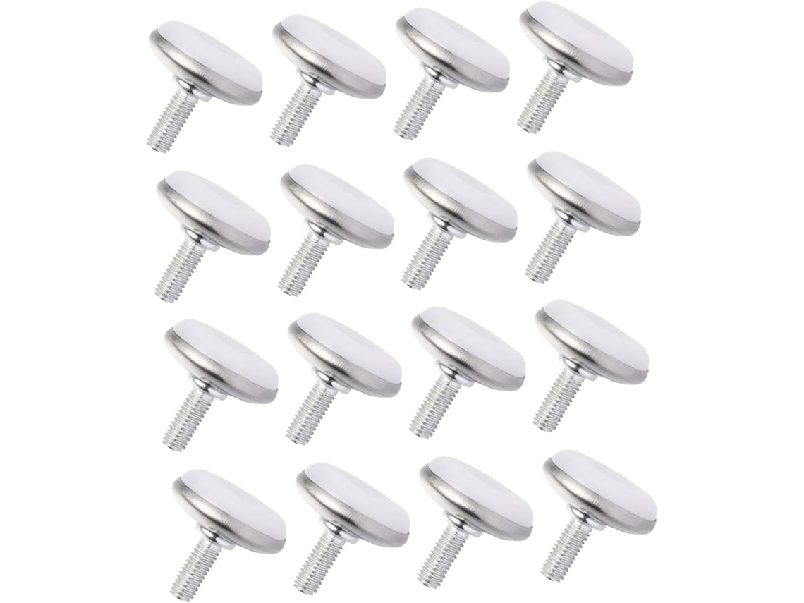 Tehaux Conjunto De 24 Pés Niveladores Ajustáveis Ferro Para Móveis, Com Parafusos De Fixação, Para Mesas E Cadeiras De